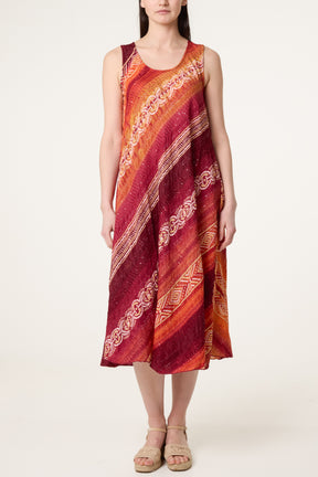 Sequin Jacquard Sleeveless Dress