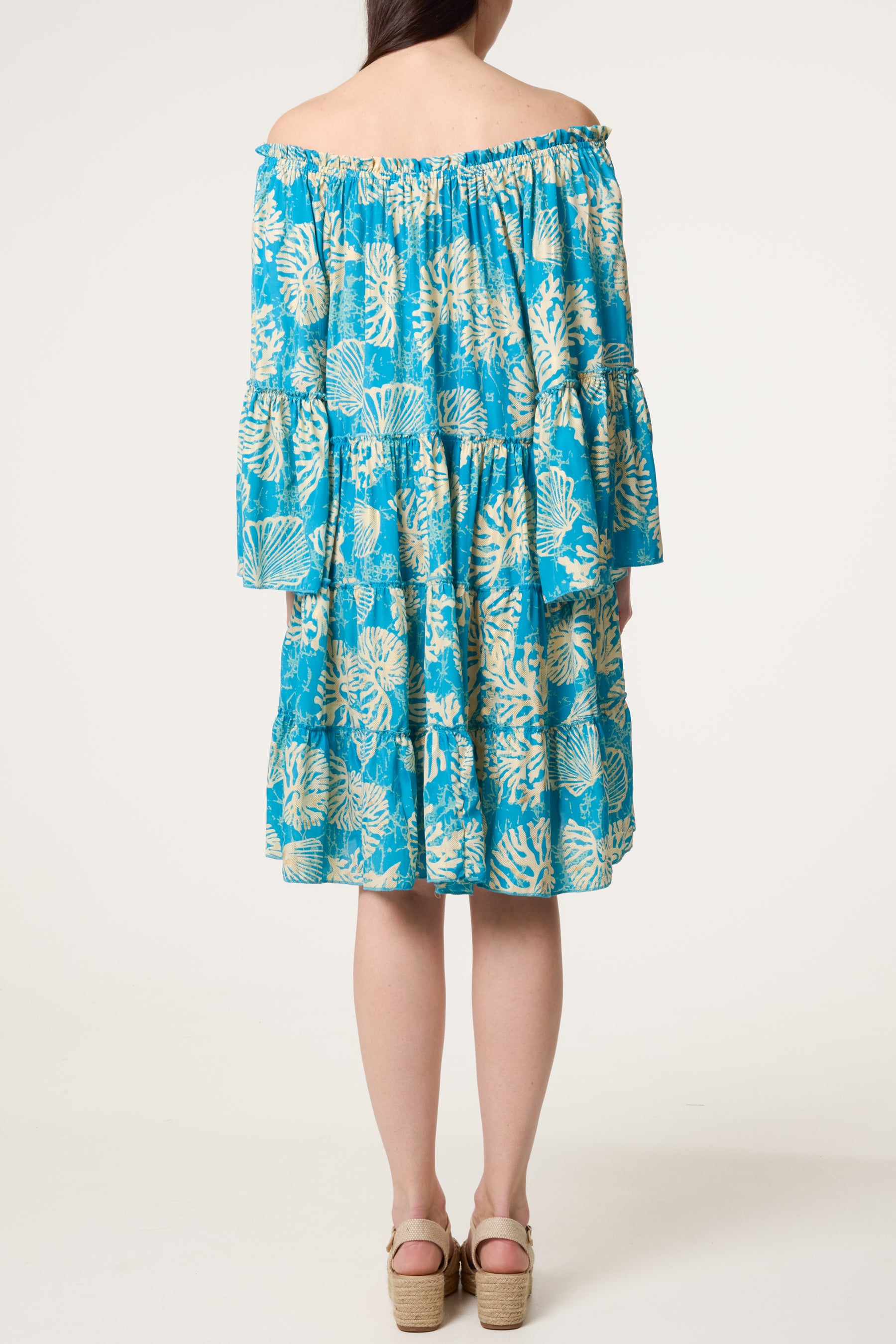 Off Shoulder Seashells Dress
