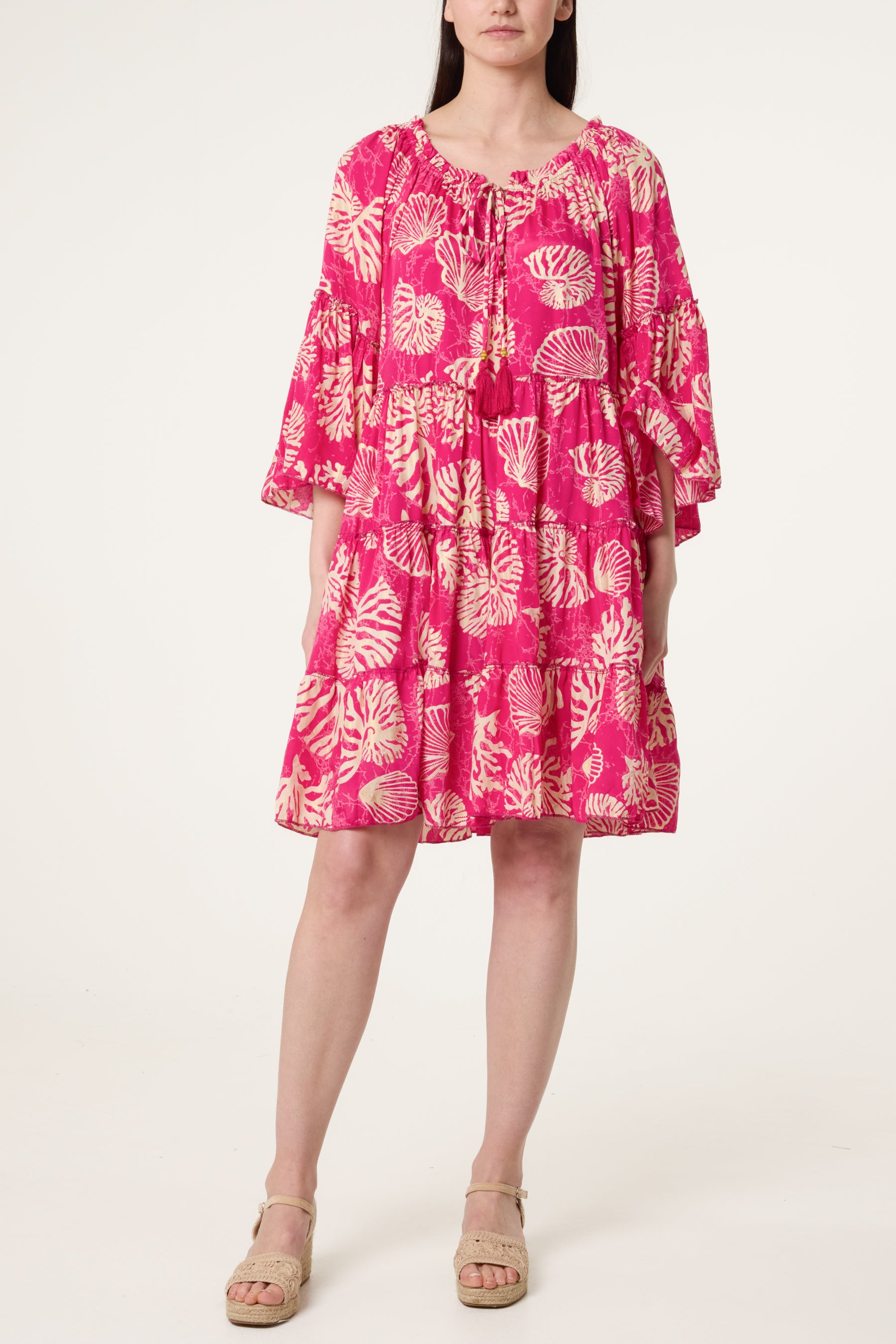 Off Shoulder Seashells Dress