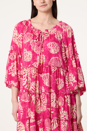 Off Shoulder Seashells Dress