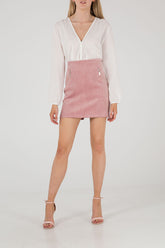 Zip Mini Skirt