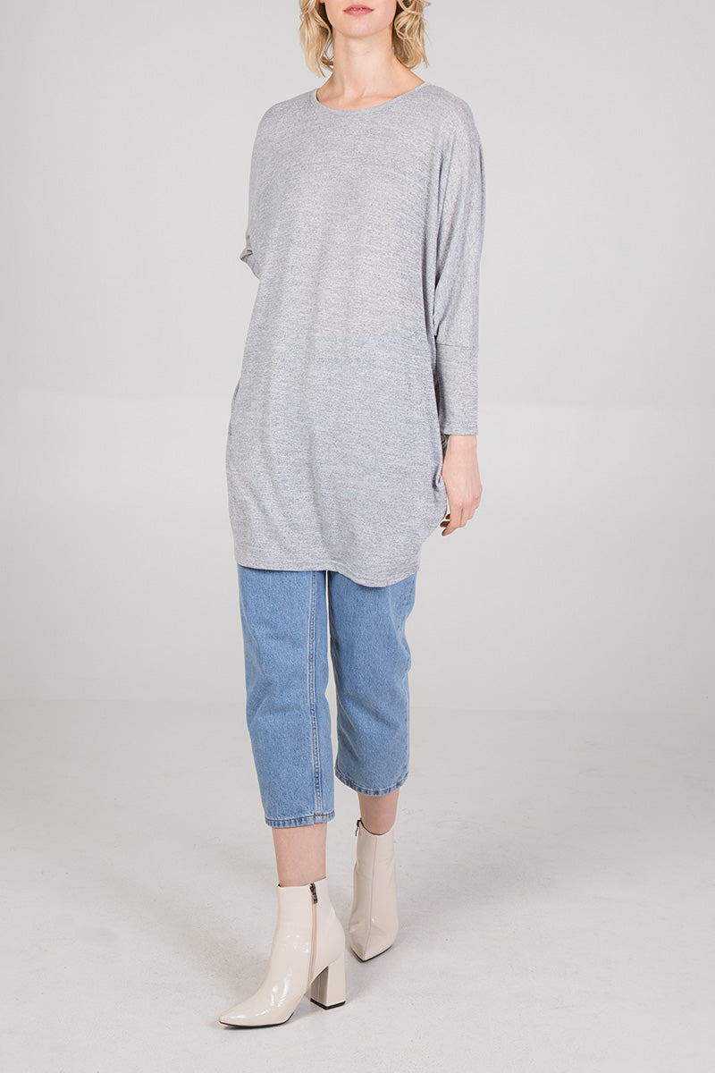 Oversized Batwing Top