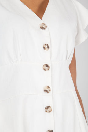 Button Front Tea Dress