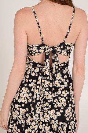 Double Tie Back Crop Top & Mini Skirt