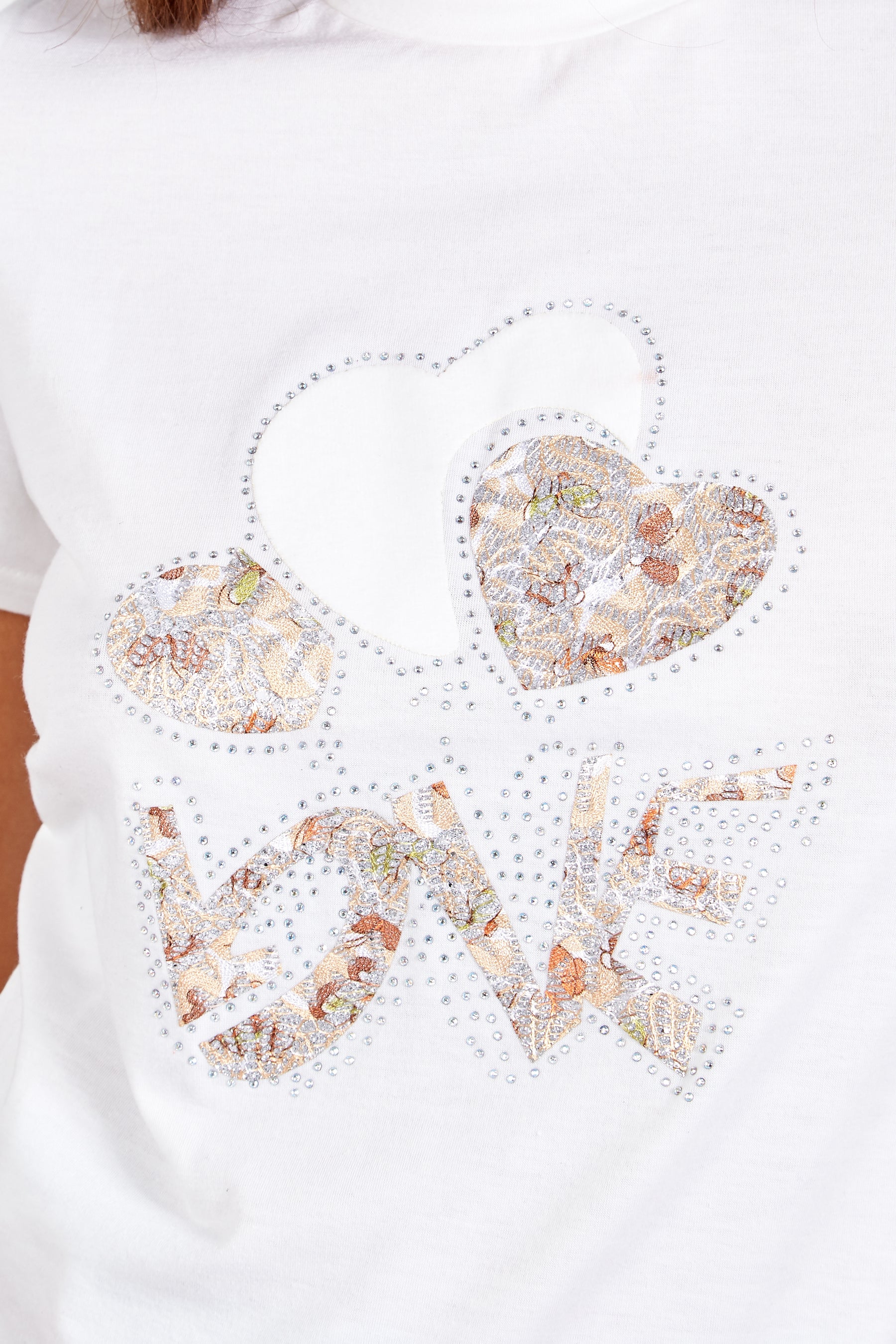 Love Embellished T-Shirt
