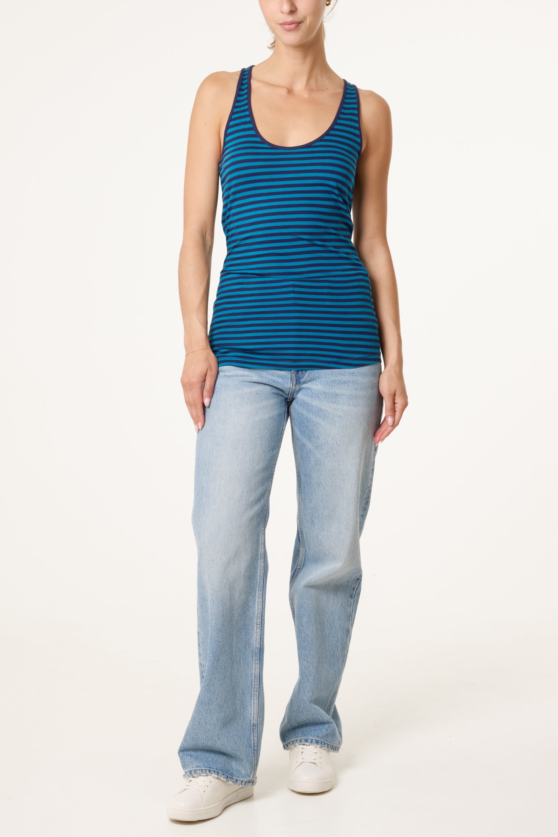 Striped Sleveless Vest