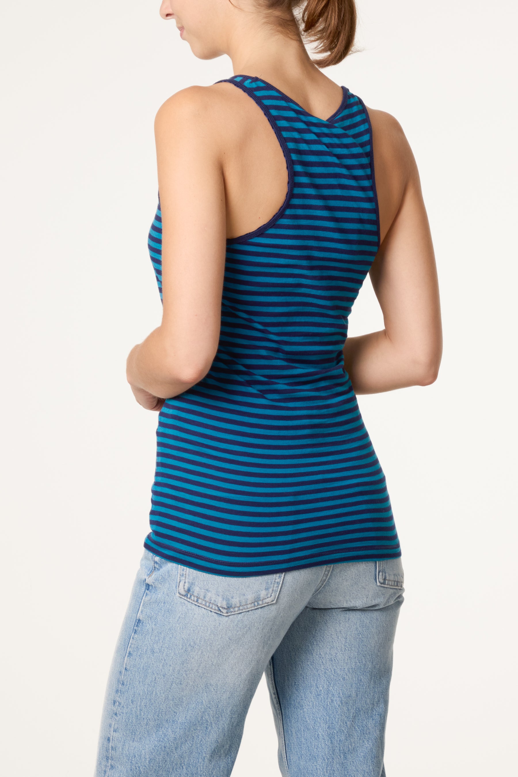 Striped Sleveless Vest