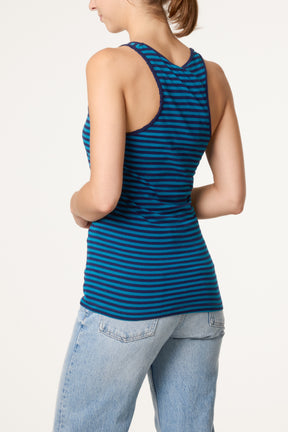 Striped Sleveless Vest
