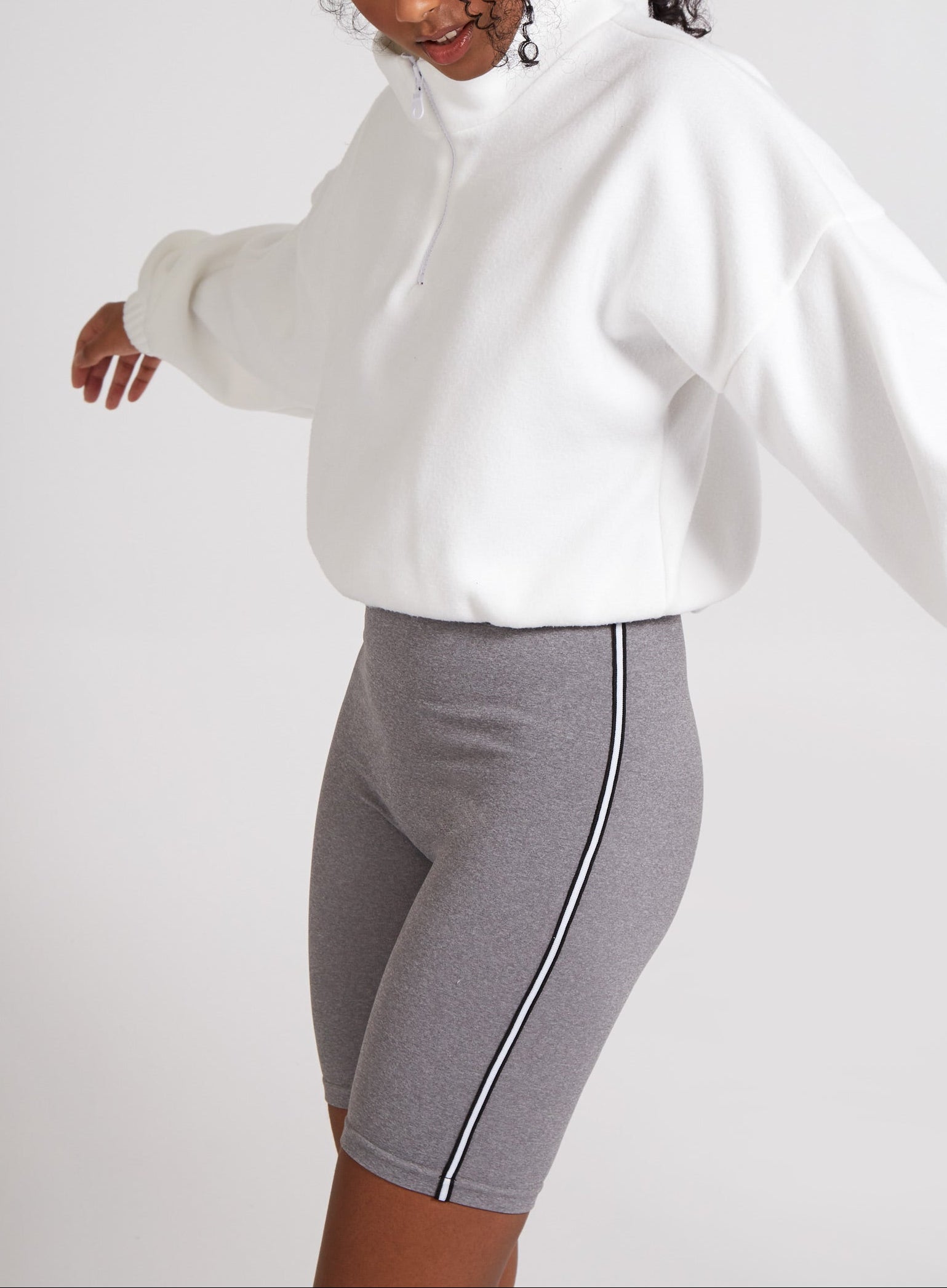 Side Stripe Detail Cycling Shorts