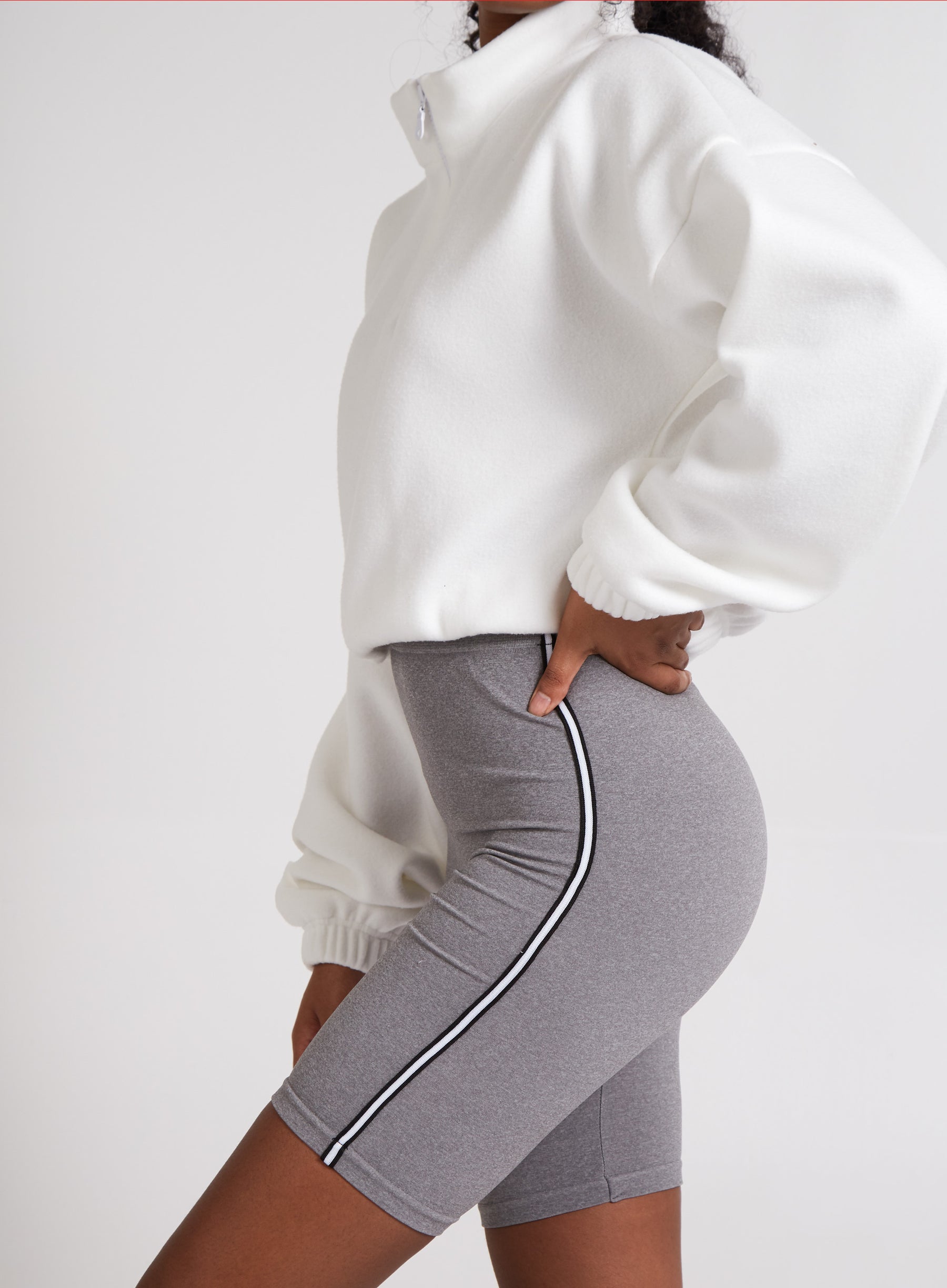 Side Stripe Detail Cycling Shorts