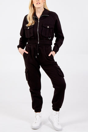 Utility Cropped Cargo Lounge Set