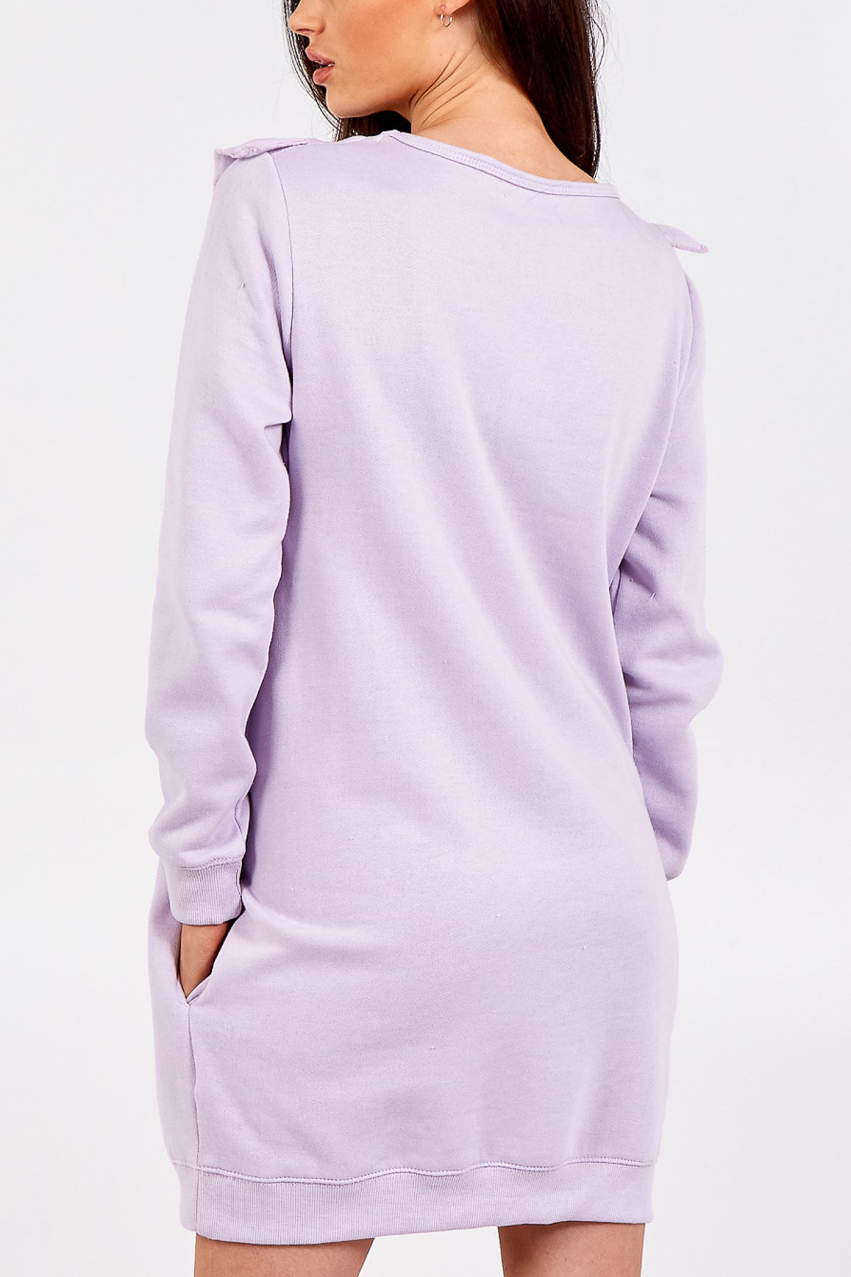 Asymmetrical Frill Sweatshirt