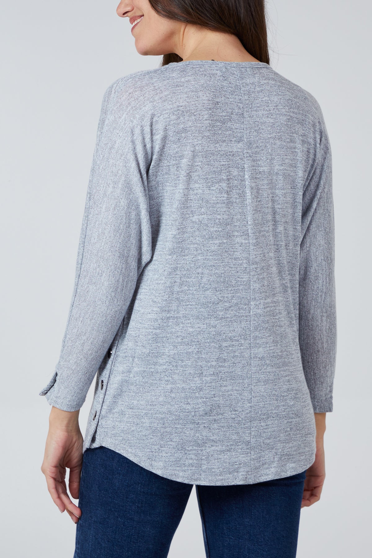 Snap Side Batwing Top