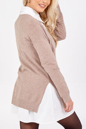 Button Down Boxed Cardigan
