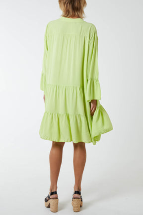 Flare Smock Dress