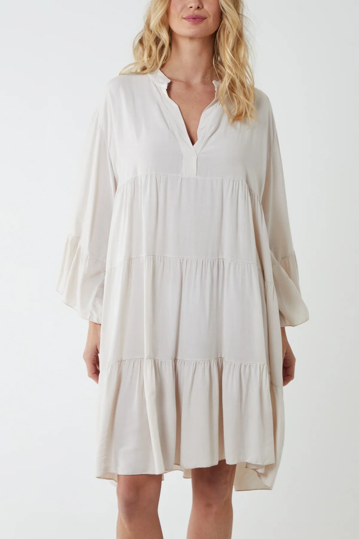 Flare Smock Dress