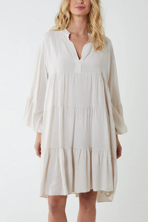 Flare Smock Dress