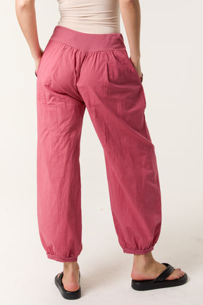 Button Pocket Detail Harem Pants