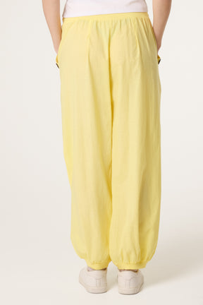 Button Pocket Detail Harem Pants