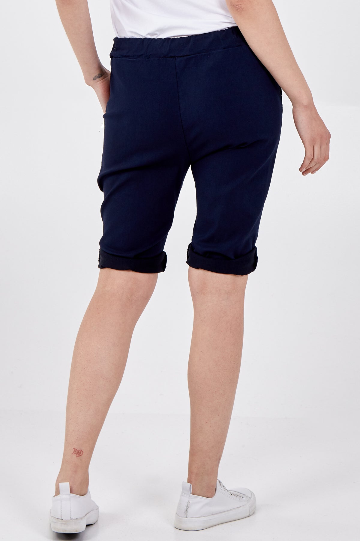 Magic Plain Drawstring Shorts