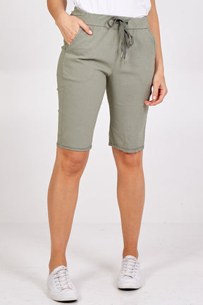Magic Plain Drawstring Shorts