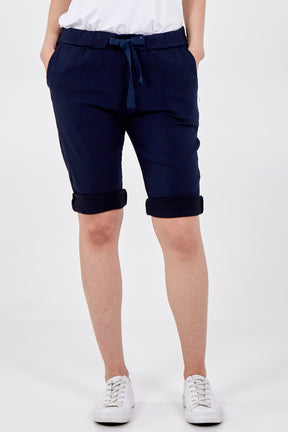 Magic Plain Drawstring Shorts
