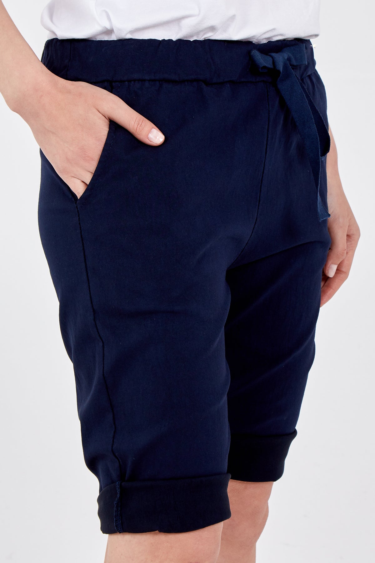 Magic Plain Drawstring Shorts