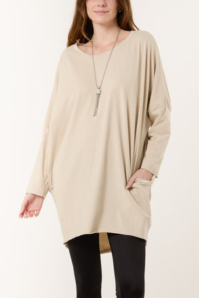 Oversized Necklace Top