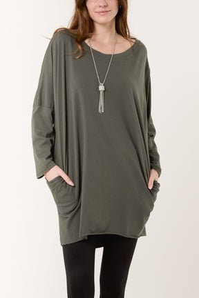 Oversized Necklace Top