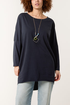 Oversized Necklace Top