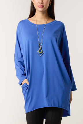 Oversized Necklace Top