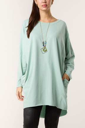 Oversized Necklace Top