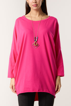 Oversized Necklace Top