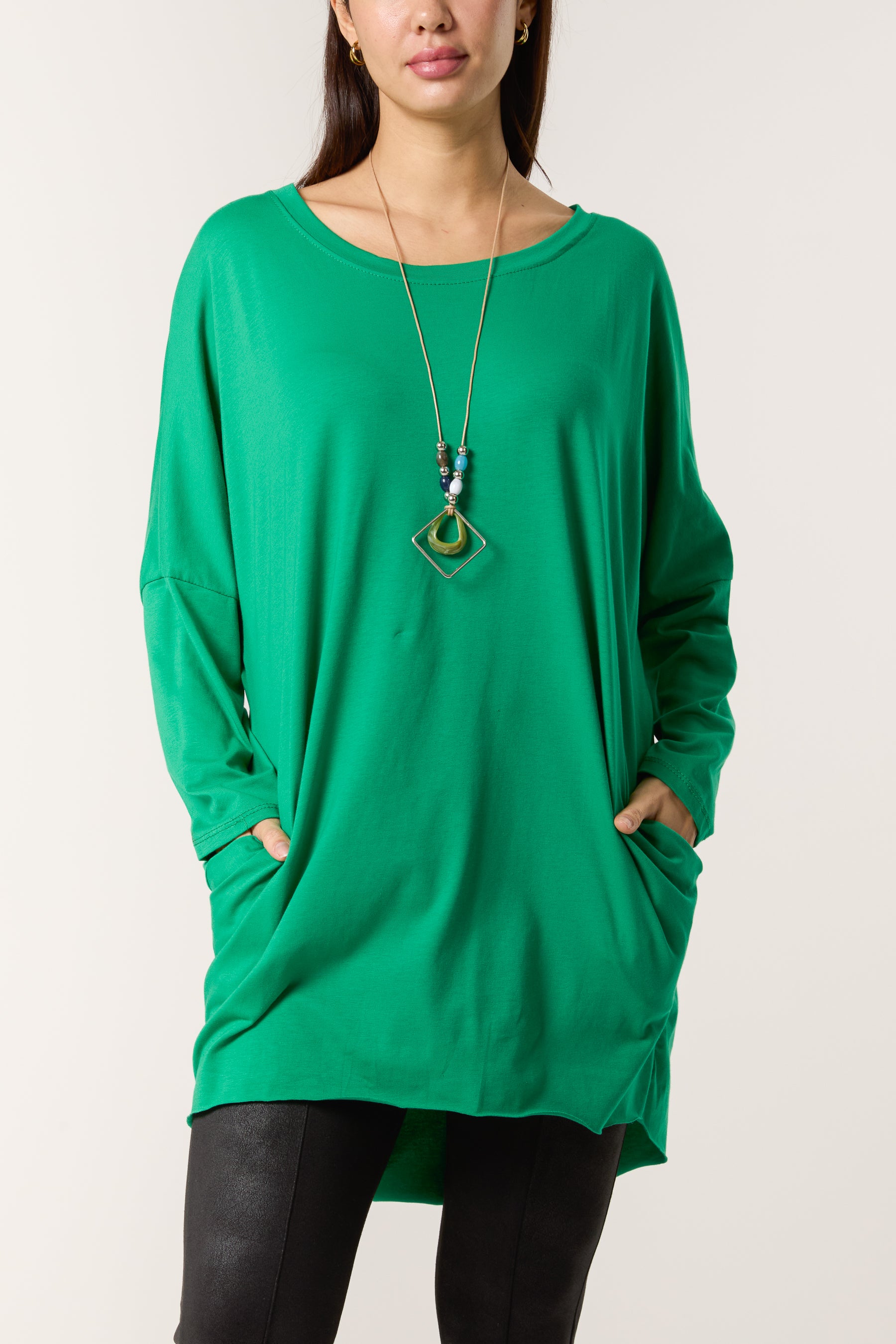 Oversized Necklace Top