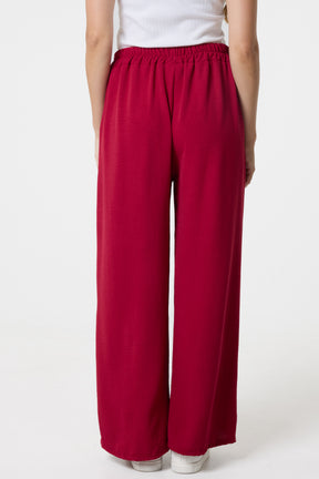 Drawstring Viscose Crepe Trouser