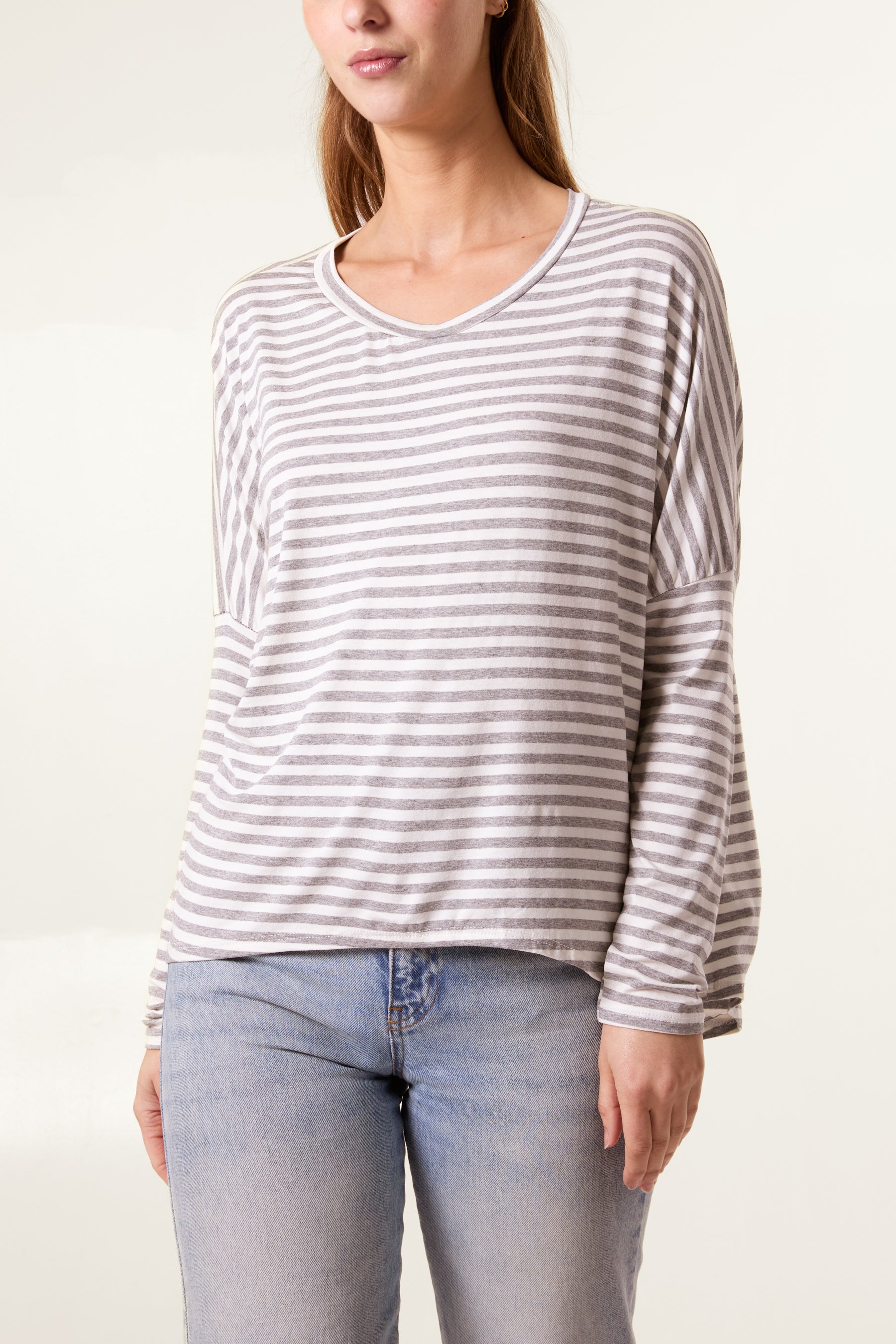 Breton Stripe Round Neck Top