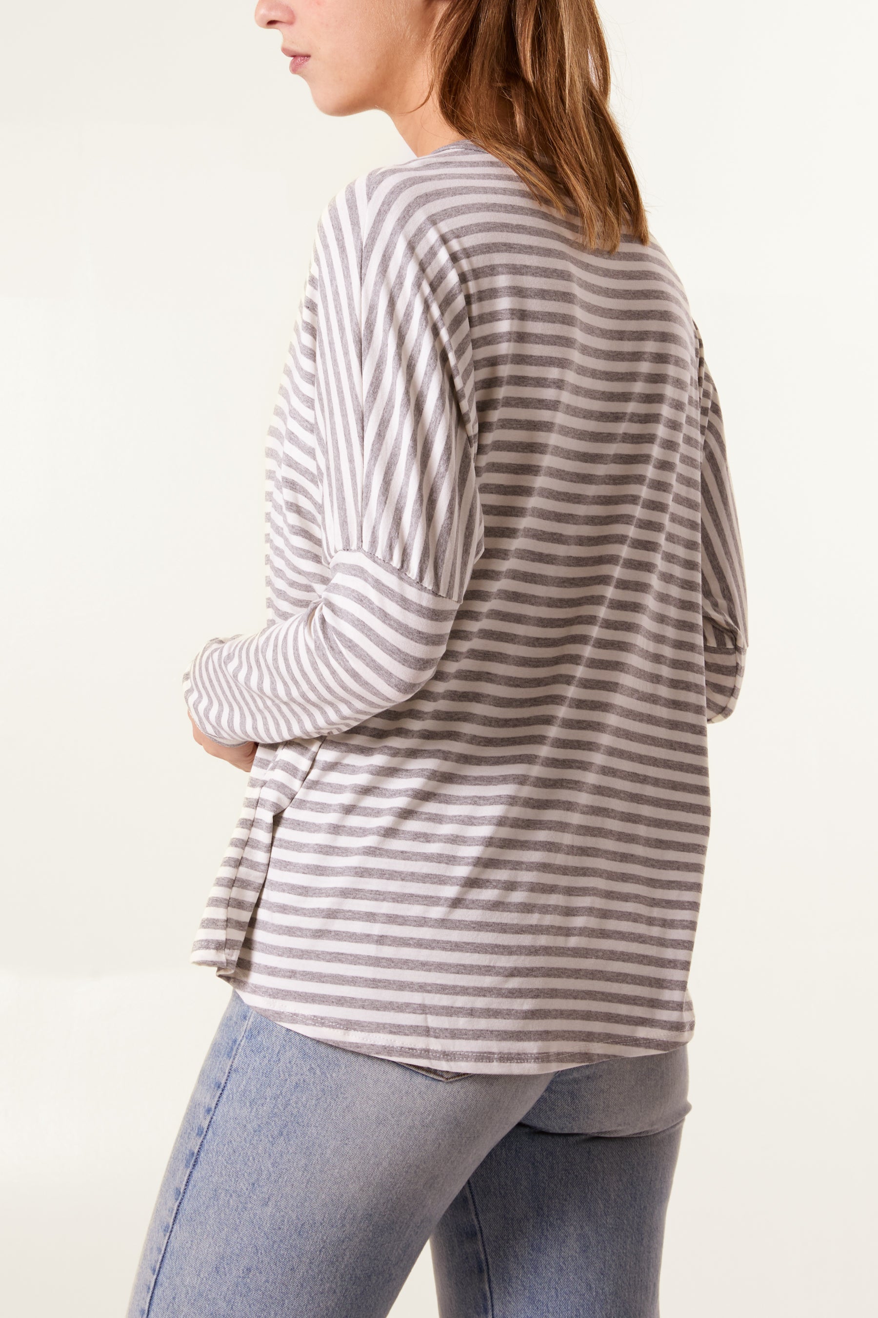 Breton Stripe Round Neck Top