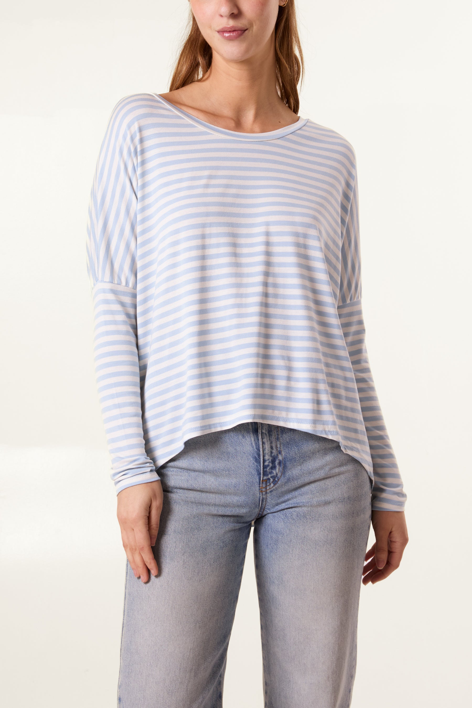 Breton Stripe Round Neck Top