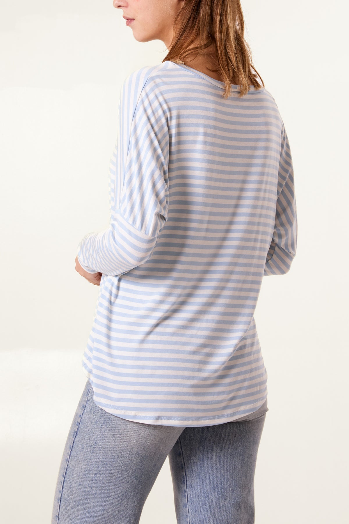 Breton Stripe Round Neck Top