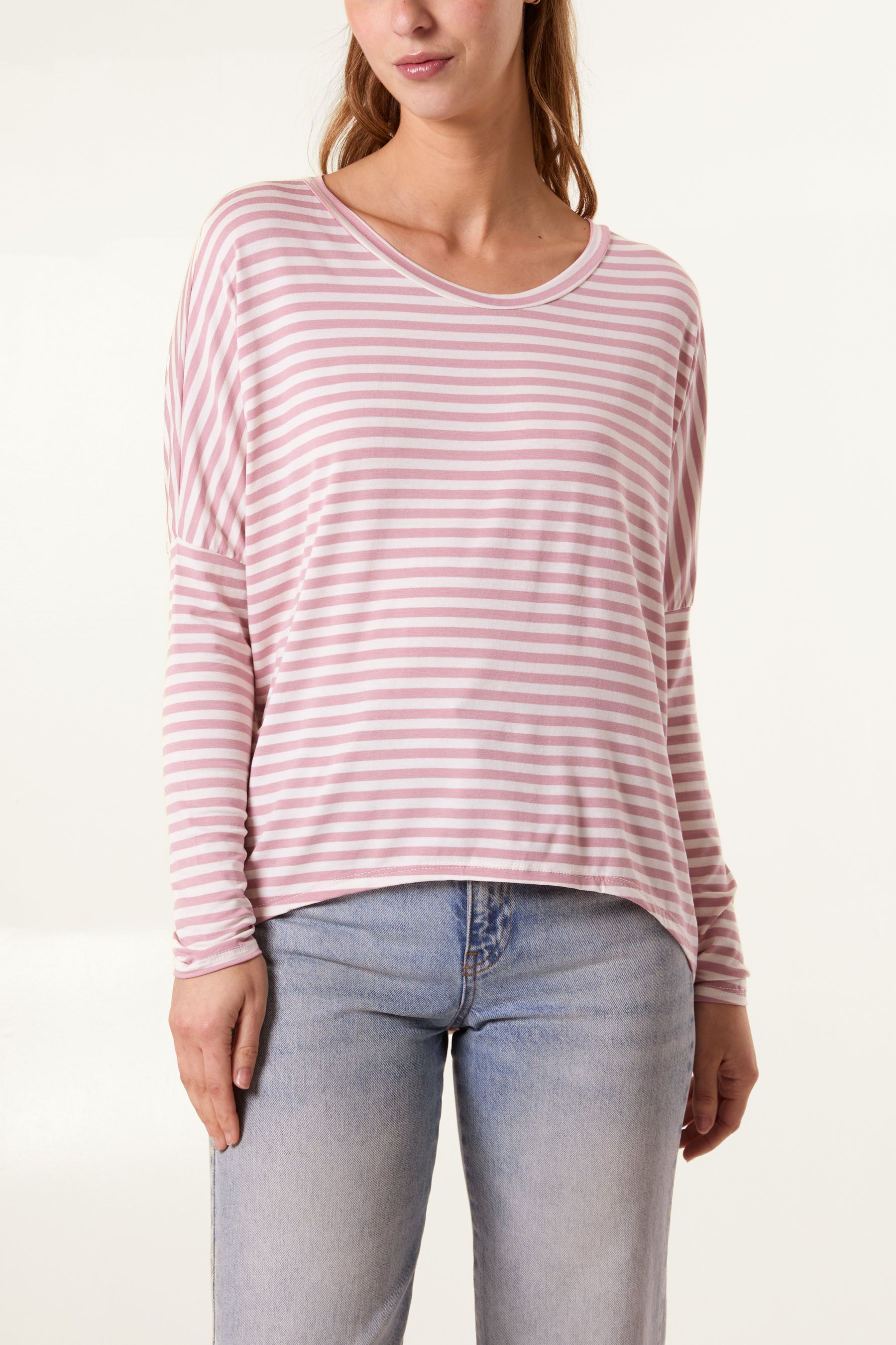 Breton Stripe Round Neck Top