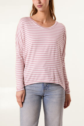 Breton Stripe Round Neck Top