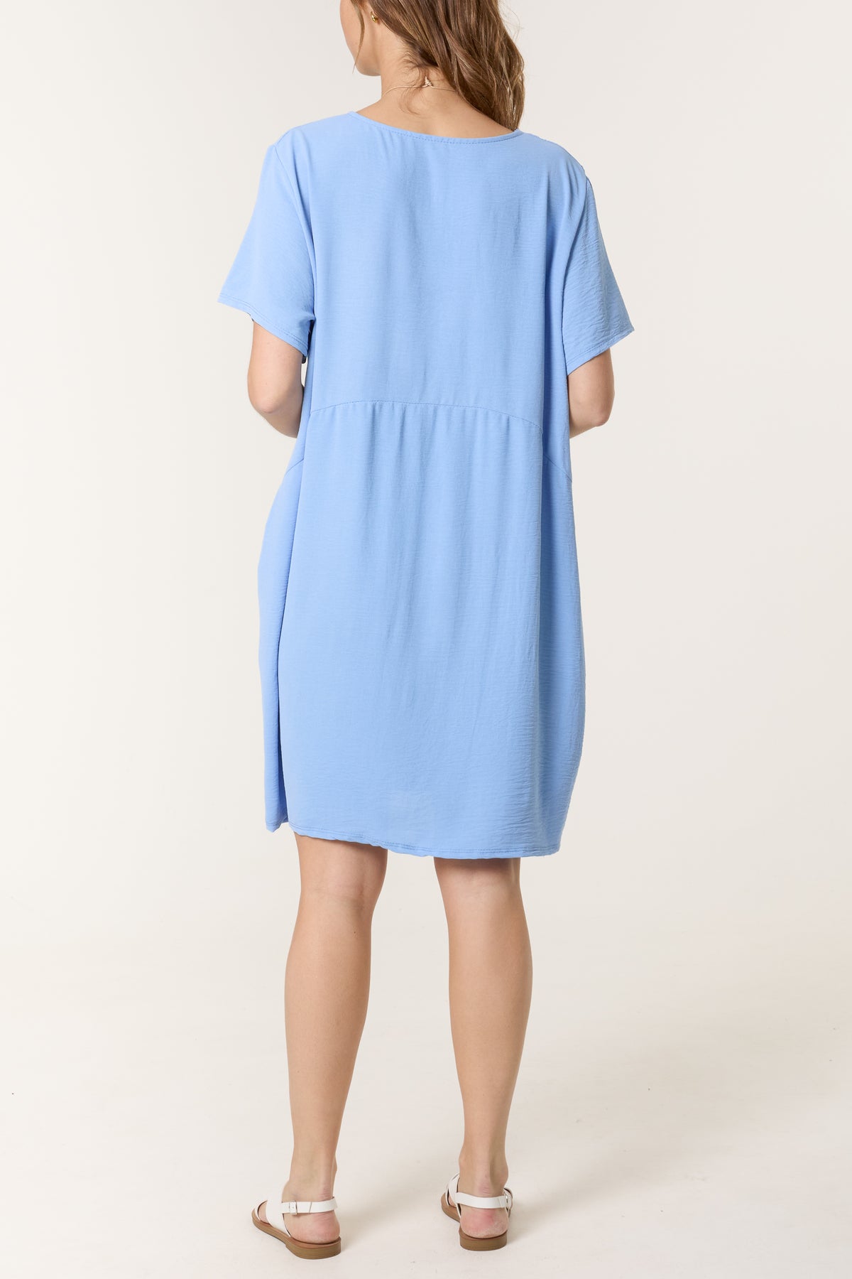 Cocoon Necklace Midi Dress