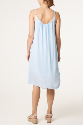 Plaited Strap Cami Shift Dress