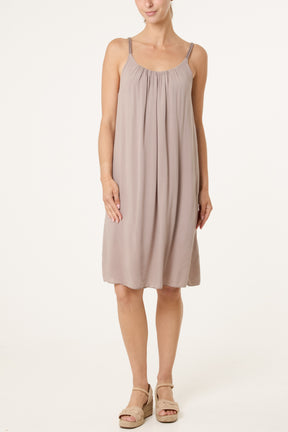 Plaited Strap Cami Shift Dress