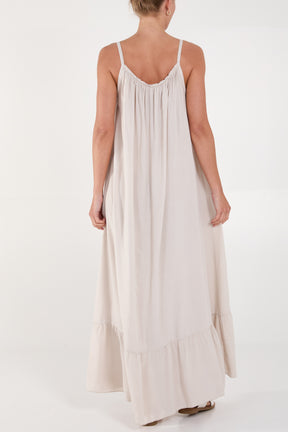 Cami Strap Relaxed Tiered Maxi Dress