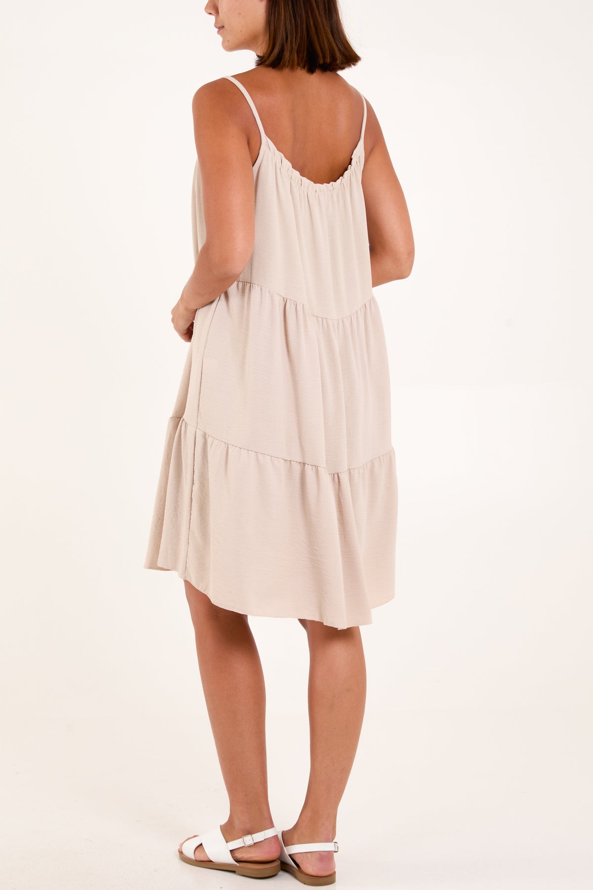 Cami Strap Tiered Smock Dress