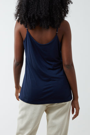 Adjustable Cami Strap Semi Lined Vest
