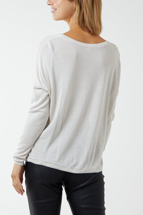 Fine Knit Button Cropped Cardigan