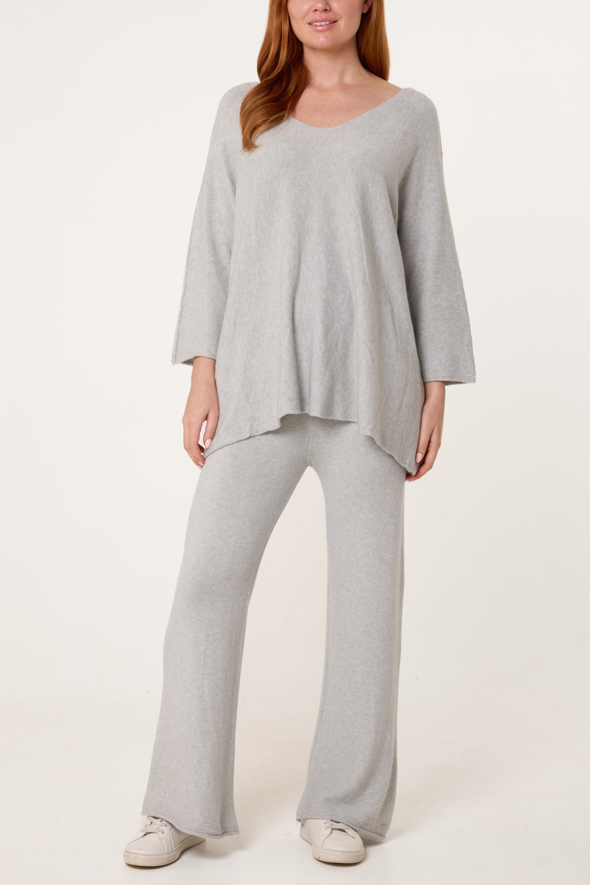 V-Neck Soft Touch Lounge Set