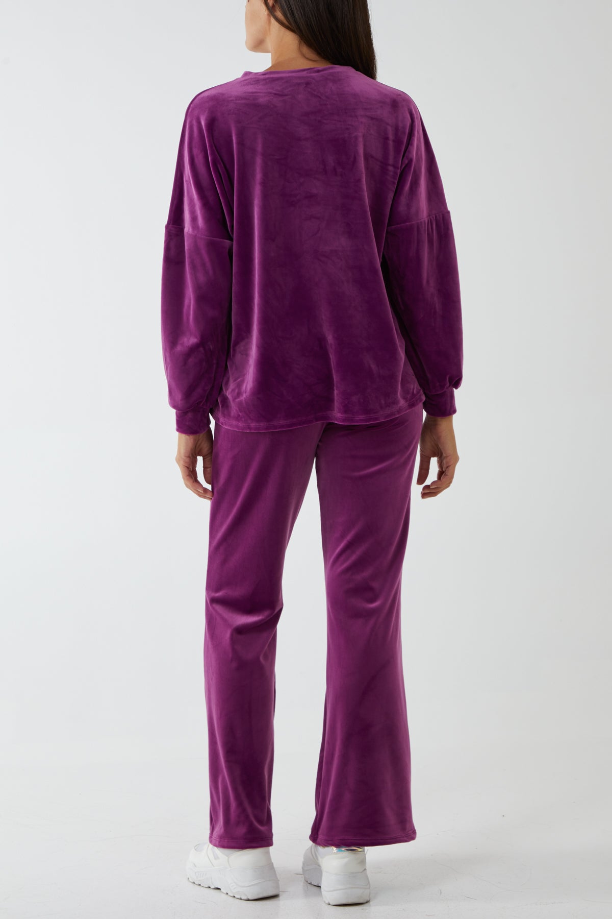 'Los Angeles' Velour Jumper & Trouser Set